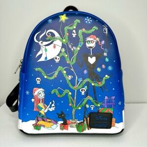 Loungefly The Nightmare Before Christmas Holiday Decorating Mini Backpack